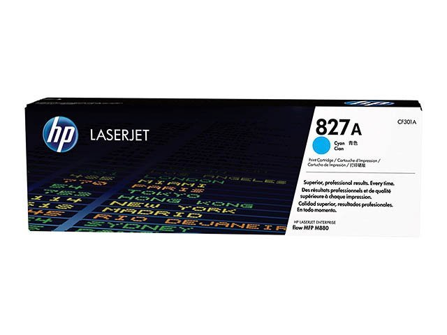 Toner HP827 cyan - SHY07827 - CF301A - HP ink or toner cartridge